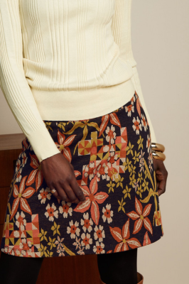 King Louie Border Skirt Morgane Black