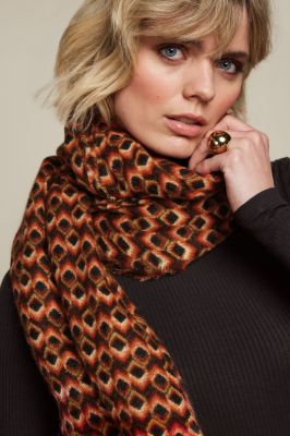 King Louie Scarf Quentin Ginger Orange