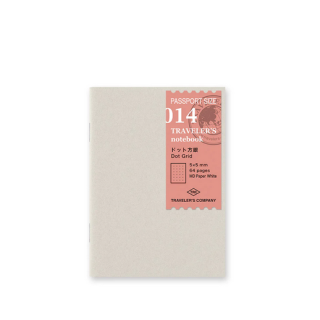 TRAVELER'S notebook - 014 Dot Grid (Passport Size) 