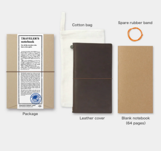 TRAVELER'S notebook - Brown (Regular Size) 
