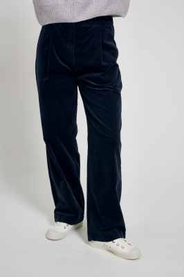 MASKA - Nero Organic Baby Cord Trousers - Ink Blue