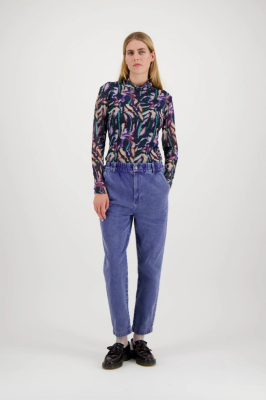 Chloé Stora - Jeans Reggae Bleu Delave