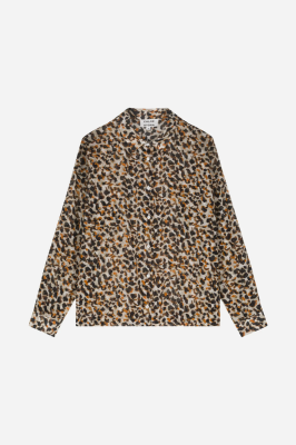 Chloé Stora - Chemise Celine Camel Léopard 