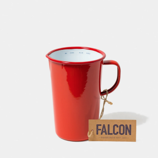 Falcon Enamelware 2 Pint Jug - Pillarbox Red