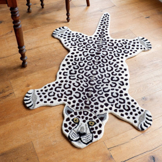 Doing Goods - Snowy Leopard Rug Large