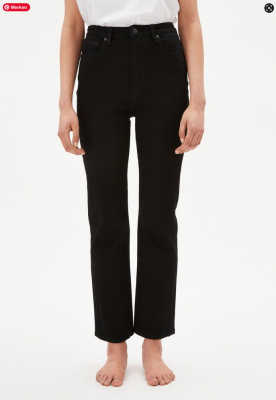 Armed Angels LEJAANI Slim Fit - Rinse Black