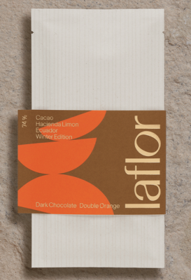 Laflor - *Winter Edition* Hacienda Limon 74% Dark Chocolate With Double Orange, 70g