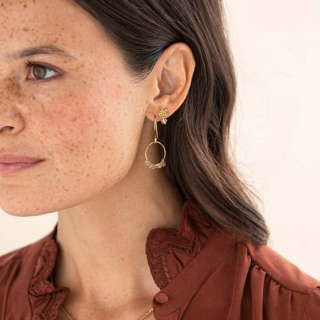 A Beautiful Story - Compassion Citrine Gold Plated Earrings