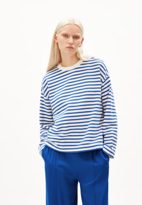 Armed Angels FRANKAA Sweatshirt Oversized Fit Made of Organic Cotton - Dynamo Blue Undyed