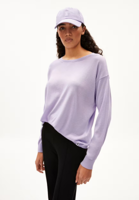 Armed Angels LAARNI Sweater Loose Fit Made of TENCEL™ Lyocell Mix - Lavender Light