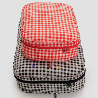 Baggu Large Packing Cube Set - Gingham 