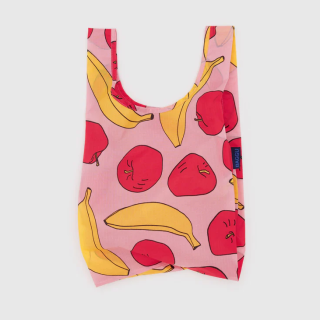 Baggu Baby Baggu - Light Pink Apples & Bananas