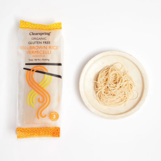 Clearspring Organic Gluten Free 100% Brown Rice Vermicelli Noodles