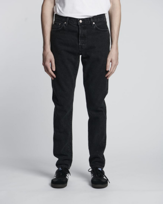 Edwin - Slim Tapered Jeans Black Dark Used