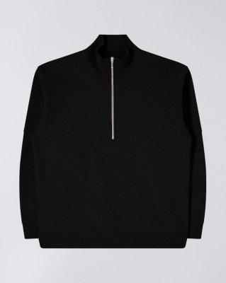 Edwin - Koji Half Zip Sweat Black