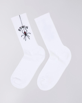 Edwin - Spider Socks White