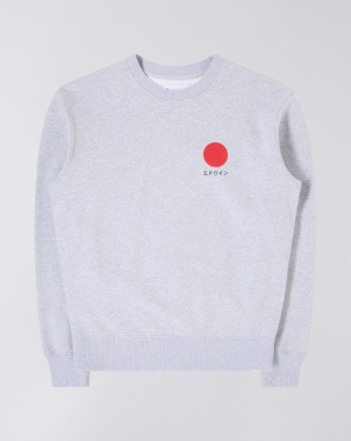 Edwin - Japanese Sun Sweat Grey Marl