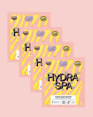 Radish Gang Hydra Spa: Sheet Mask Set of 4