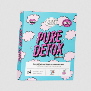 Radish Gang Pure Detox: Sheet Mask Set of 4