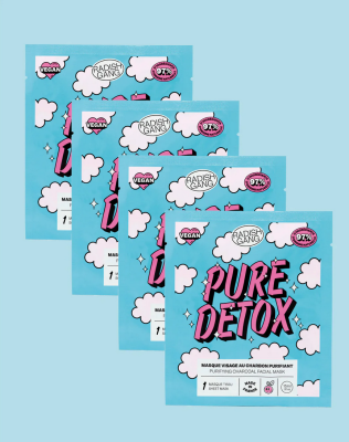 Radish Gang Pure Detox: Sheet Mask Set of 4