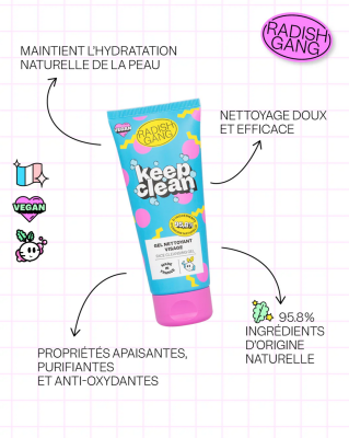 Radish Gang Keep Clean: Facial Cleansing Gel