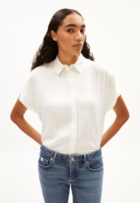 Armed Angels LARISAANA Blouse Relaxed Fit LENZING™ ECOVERO™ Viscose - Off White