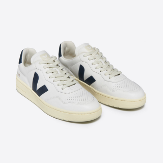 VEJA V-90 Leather White Nautico - Mens
