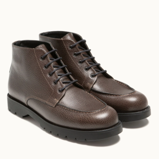 Kleman - OXAL B VGT Leather Boot With Lug Sole - Grey