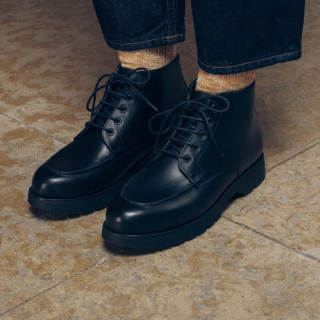 Kleman - OXAL KP Leather Chunky Boots - Black