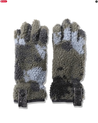 Gramicci - X And Wander JQ Tape Fleece Glove Camo