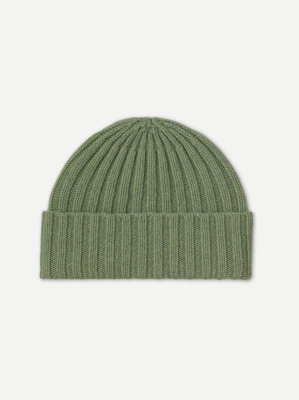 Jo Gordon - Plain Ribbed Hat Sage