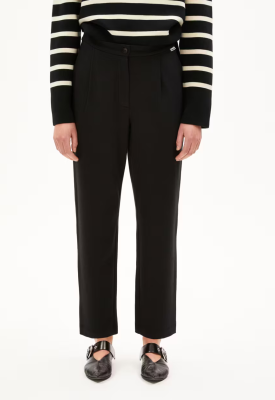 Armed Angels LIRAA LOU Jersey Pants in Organic Cotton Mix -Black 