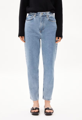Armed Angels MAIRAA Jeans Mom Fit High Waist Ankle Recycled Cotton Mix Comfort Stretch - Europie 