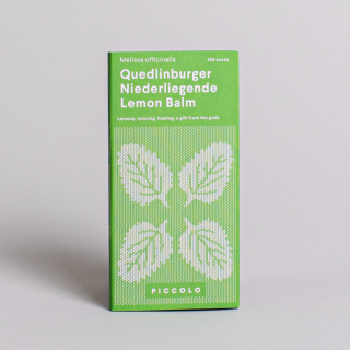 Piccolo Seeds - Lemon Balm Quedlinburger Niederliegende