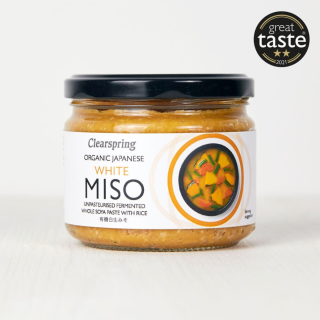Clearspring Organic Japanese White Miso Paste - Unpasteurised
