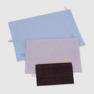 Baggu Go Pouch Set - Pastels Colorblock