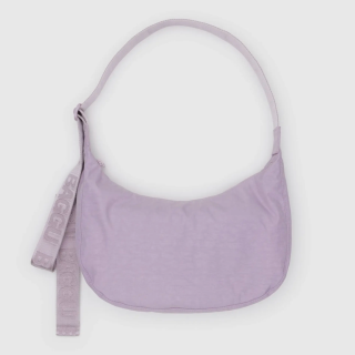 Baggu Medium Nylon Crescent Bag - Dusty Pink