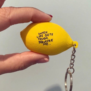 People I've Loved - Lemon Stress Ball Keychain 