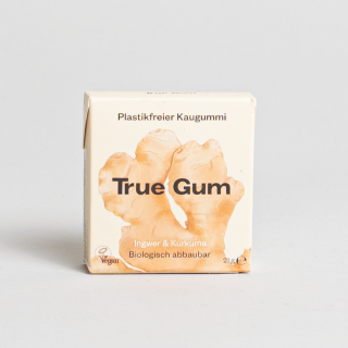 True Gum - All Natural Chewing Gum Ginger & Turmeric