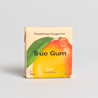 True Gum - All Natural Chewing Gum Mango