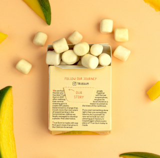 True Gum - All Natural Chewing Gum Mango