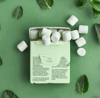 True Gum - All Natural Chewing Gum Mint 