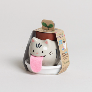 Noted - Peropon® White Tabby Cat - Basil