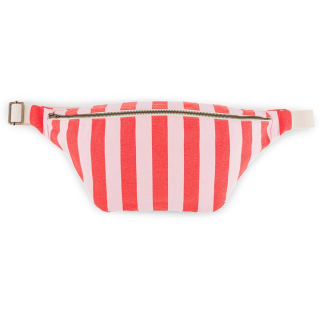 Rose in April - Banana Bag: Rayures Tomato / Candy Pink