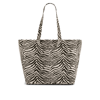 Rose in April - Elisa Tote Bag: Zebrou Greige