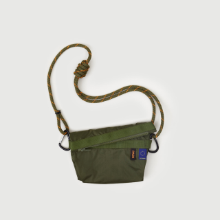 PACKBAGS - Fold Sling Small with Chunky Rope Strap: Osmium Green/ Osmium Green 
