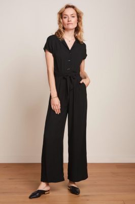 King Louie Maria Jumpsuit Atomic - Black