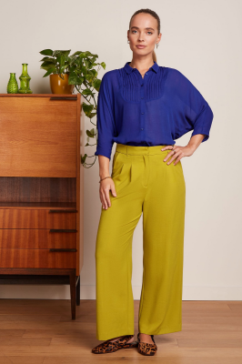 King Louie Fintan Cropped Pants Timba - Curry Yellow