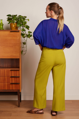 King Louie Fintan Cropped Pants Timba - Curry Yellow
