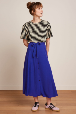 King Louie Judy Midi Skirt Atomic - Bluing